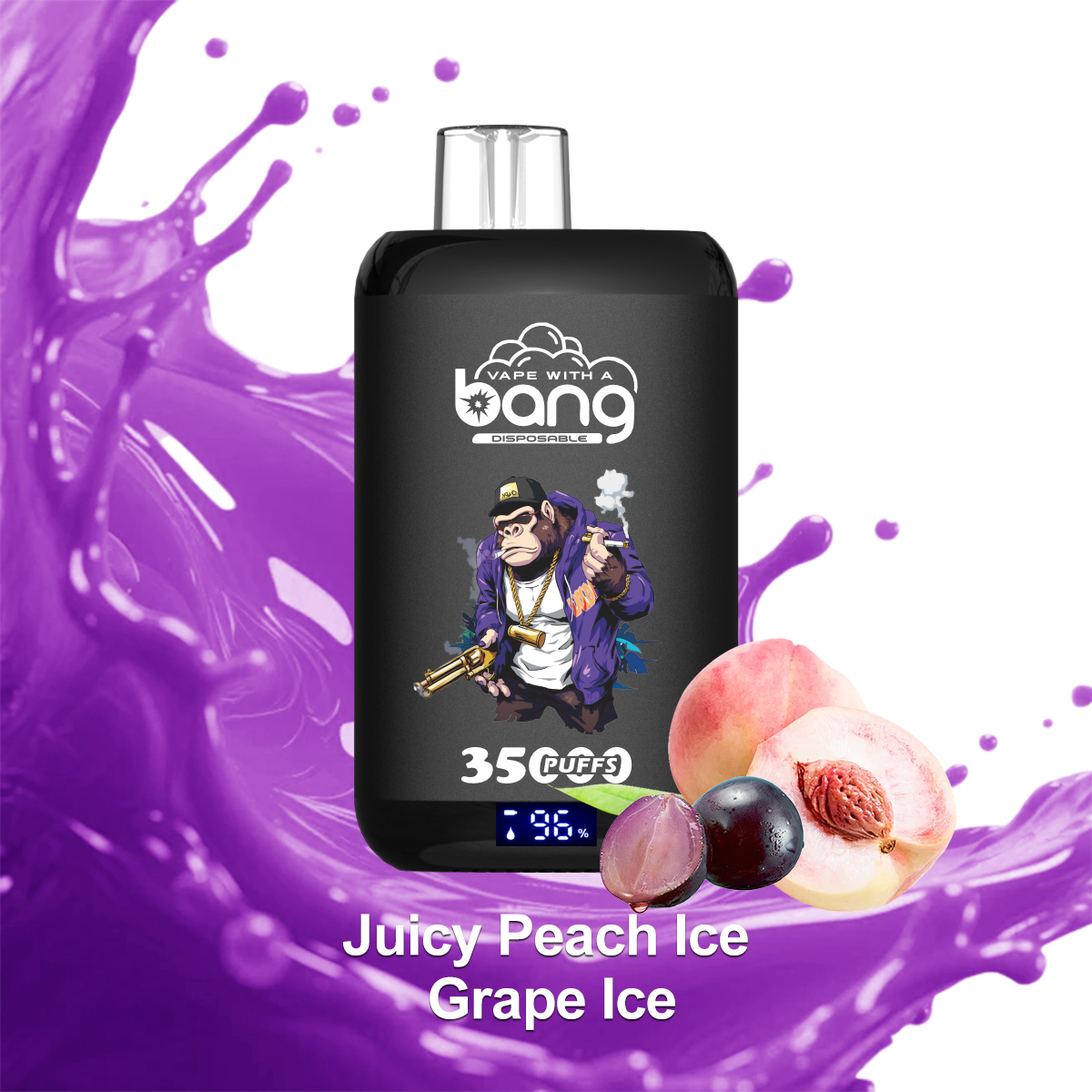 【国内発送】BANG 35K｜ジューシーピーチアイス／グレープアイス