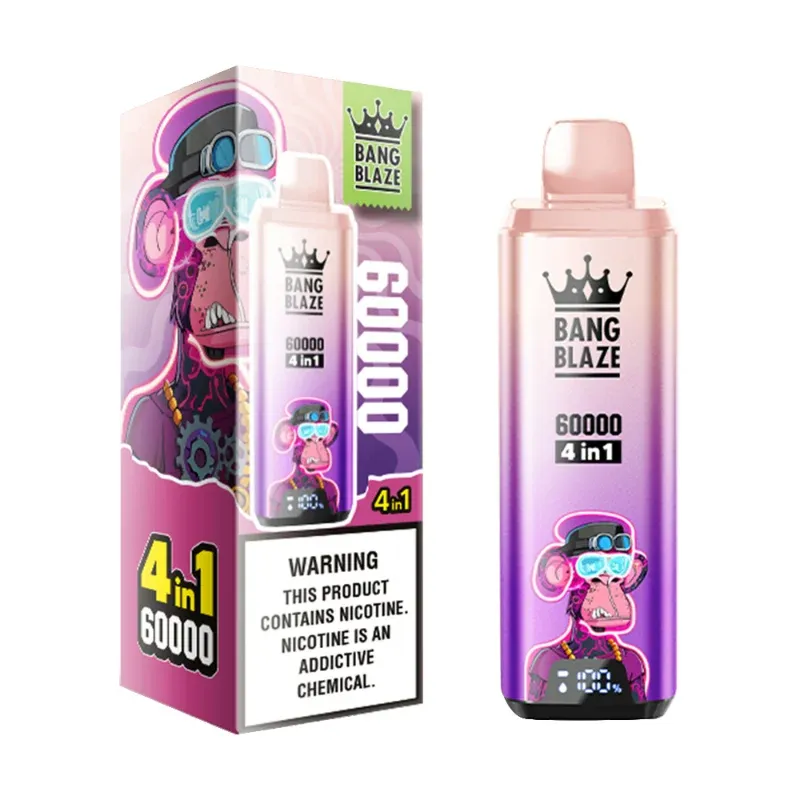 【国内発送】BANG Blaze 60K｜エナドリ・ブルーベリーウォーターメロン・サワーアップルラズベリー・グミベア